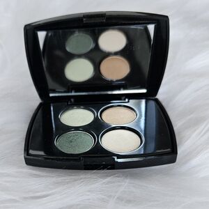 New Lancome Eyeshadow Quad Mini Palette - Cream and Green Shades, 4Edge